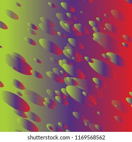 Colorful circles. Abstract pattern with color Confetti on a Background Vector Pastel design. Modern Bright Pattern for cards,banners,print. A Scattering of Ellipses. Placer from the circles.