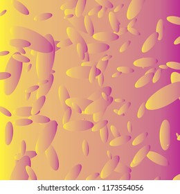 Colorful circles. Abstract pattern with color Confetti on a Background. Vector radiant design. Modern Bright Pattern for cards,banners,print. A Scattering of Ellipses. Placer from the circles.