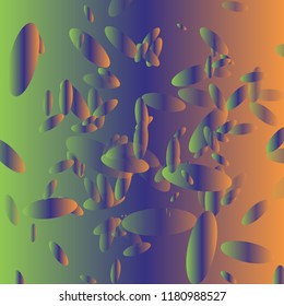 Colorful circles. Abstract pattern with color Confetti on a Background Vector Pastel design. Modern Bright Pattern for cards,banners,print. A Scattering of Ellipses. Placer from the circles.