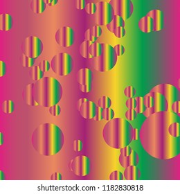 Colorful circles. Abstract pattern with color Confetti on a Background. Vector radiant design. Modern Bright Pattern for cards,banners,print. A Scattering of Ellipses. Placer from the circles.