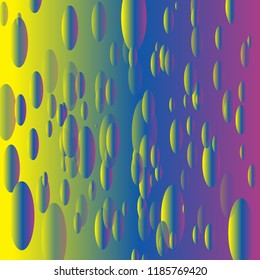 Colorful circles. Abstract pattern with color Confetti on a Background. Vector Pastel design. Modern Bright Pattern for cards,banners,print. A Scattering of Ellipses. Placer from the circles.