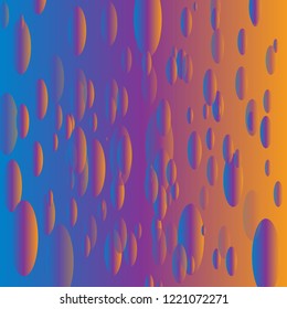 Colorful circles. Abstract pattern with color Confetti on a Background Vector Pastel design. Modern Bright Pattern for cards,banners,print. A Scattering of Ellipses. Placer from the circles..