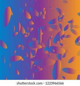 Colorful circles. Abstract pattern with color Confetti on a Background Vector Pastel design. Modern Bright Pattern for cards,banners,print. A Scattering of Ellipses. Placer from the circles..