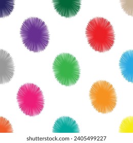 Colorful circles abstract pattern. Design for wall decoration, postcard, poster or brochure.