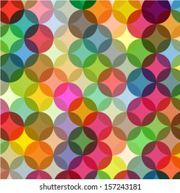 colorful circles abstract texture, background illustration