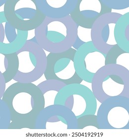 colorful circles, abstraction, seamless pattern