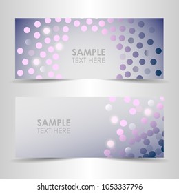 Colorful circles background