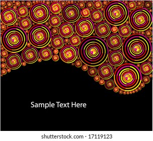 colorful circles background