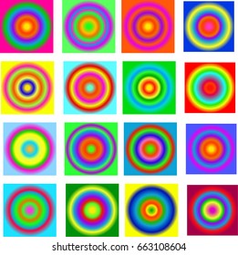 colorful of circles background