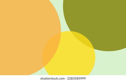 Colorful circles background with overlap layer. For wallpaper, cover, banner, poster, placard and presentation. Colorful abstract background for business card and flyer template, vector illustration 
