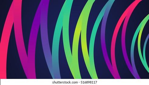 Colorful circles background, vector illustration
