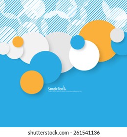Colorful Circles Design Background