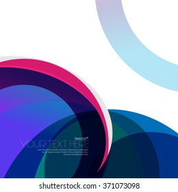 Colorful Circles Design Background