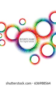 Colorful circles design for your business