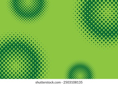 Colorful circles, gradient halftone background. Vector illustration.