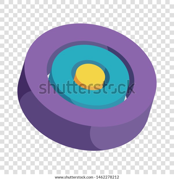 Colorful circles icon. Cartoon illustration of\
colorful circles vector icon for\
web