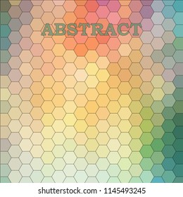 Colorful circles of light abstract background