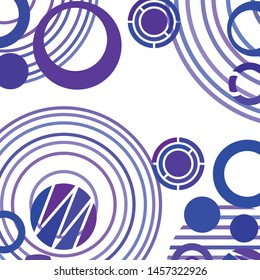 Colorful circles modern abstract composition. Circle abstract backgrounds. Geometric background.
