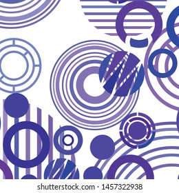 Colorful circles modern abstract composition. Circle abstract backgrounds. Geometric background.