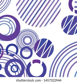 Colorful circles modern abstract composition. Circle abstract backgrounds. Geometric background.