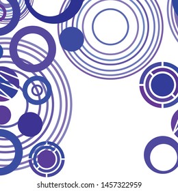 Colorful circles modern abstract composition. Circle abstract backgrounds. Geometric background.