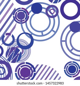 Colorful circles modern abstract composition. Circle abstract backgrounds. Geometric background.