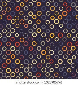 Colorful circles. Seamless pattern. Abstract background.