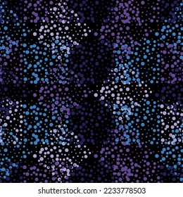 Colorful circles seamless pattern.  Vector repeat background.