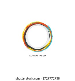 colorful circles for Stadium Logo design vector - EPS 4