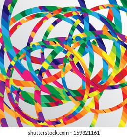 Colorful circles - vector illustration