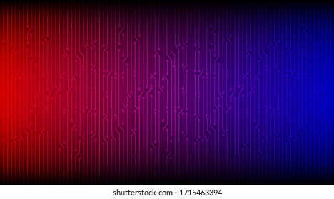 Colorful Circuit Microchip Technology on Future Background,Hi-tech Digital and Speed Concept design,Free Space For text in put,Vector illustration.