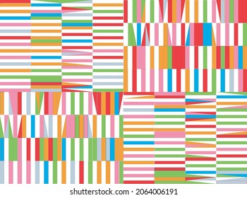 Colorful circuit seamless pattern. Vector background