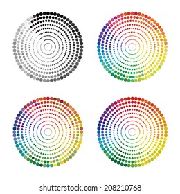 Colorful circular bubble, embellished into a beautiful flower, or you can use the dazzling fireworks background. 