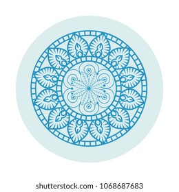 colorful and circular mandala