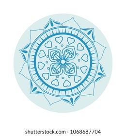 colorful and circular mandala