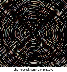 Colorful Circular Universe Distribution Computational Generative Art background illustration
