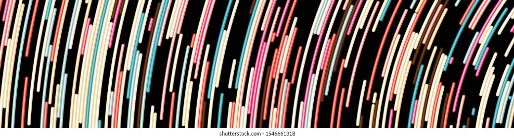 Colorful Circular Universe Distribution Computational Generative Art background illustration