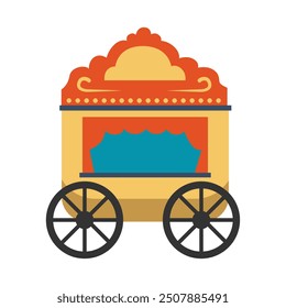 Colorful Circus Items Collection for Entertainment Design