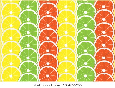 Colorful citrus fruit pattern.- Illustration
Orange - Fruit, Citrus Fruit, Fruit, Sweet Food, Circle,Grapefruit, Food, Food and Drink