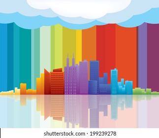 Colorful city