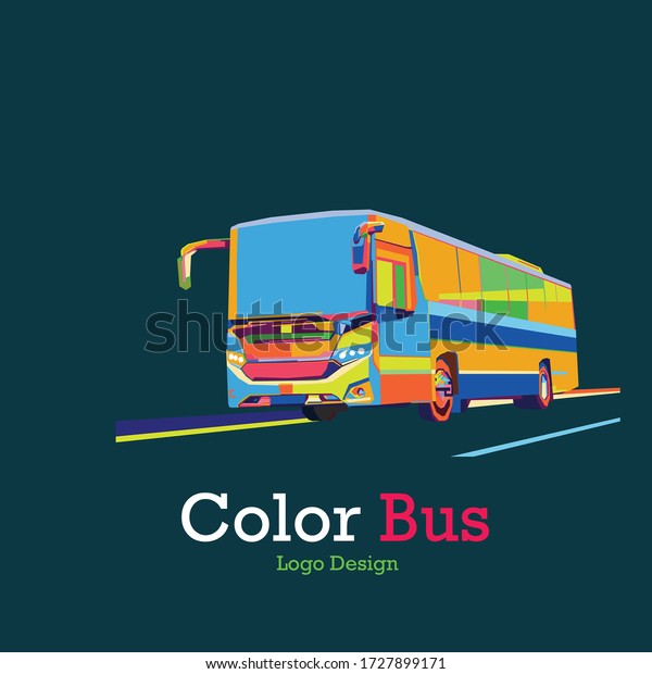 colorful city tour buses. buses can be used\
as transportation to return home.\
vector