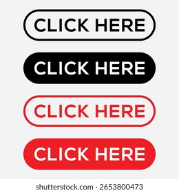 Colorido Clique Aqui Clique Botões

