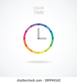 colorful clock