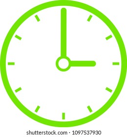 Colorful Clock illustration