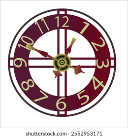Diseño moderno y elegante del reloj de pared