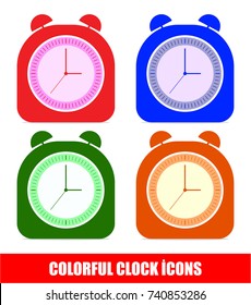 Colorful Clocks