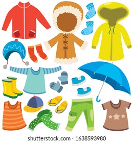 Colorful Clothes For Little Children