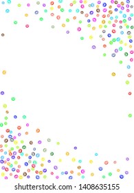 Colorful clothing buttons pattern isolated on white background. Round buttons and stud vector elements backdrop for fashion cloth. Cool garments buttons background for holiday.