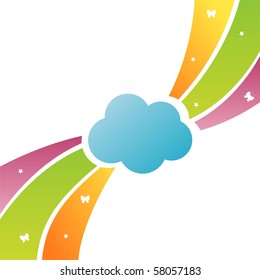 colorful cloud background