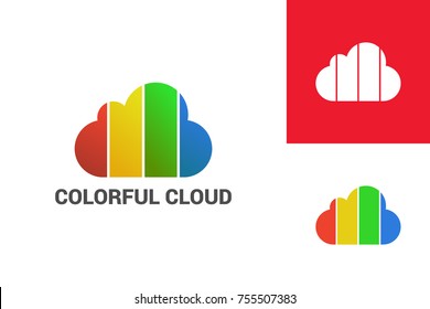 Colorful CloudLogo Template Design